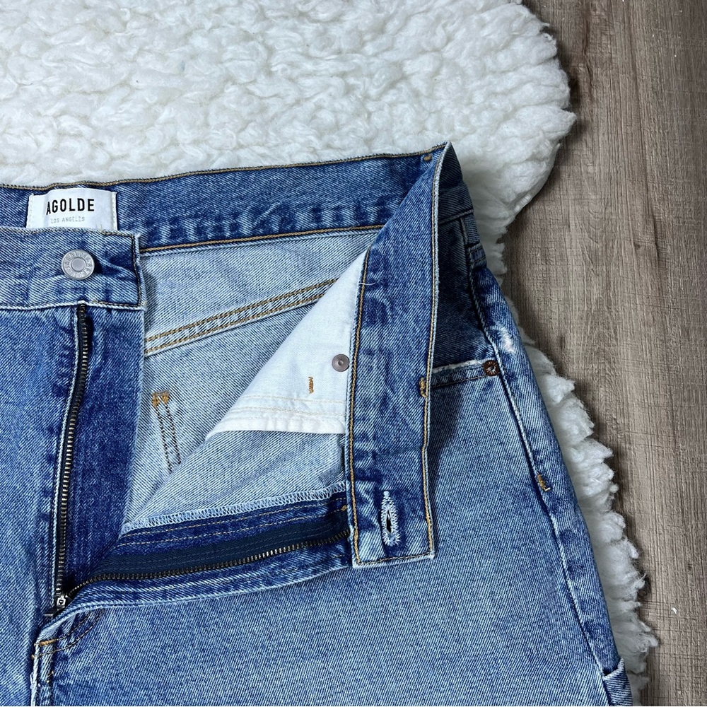 NEW Agolde Magda denim shorts - Picture 4 of 10